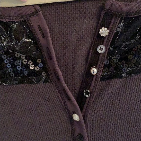 Free People Thermal with embellishment - Picture 3 of 4
